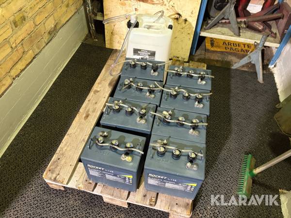 Batterier till Golfbil Rocket L-145 6V/ 215Ah/260Ah 8st