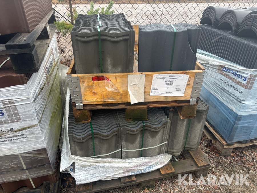 Betongpannor Benders 540 st