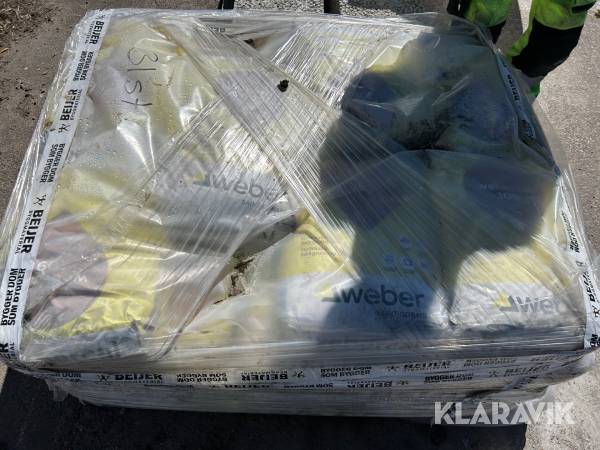 Hydraulisk kalkgrundning Webercal 109 31 st