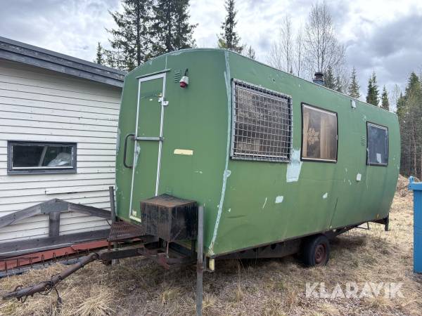 Rastbod med omklädning och förråd Norrlandsvagnar 
