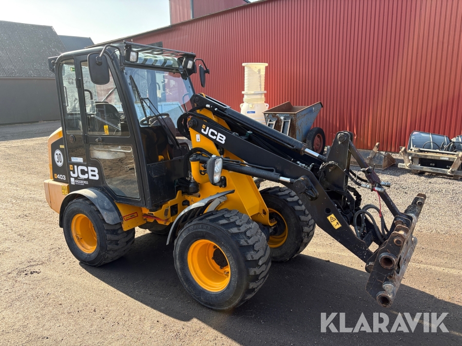 Hjullastare JCB 403 med redskap