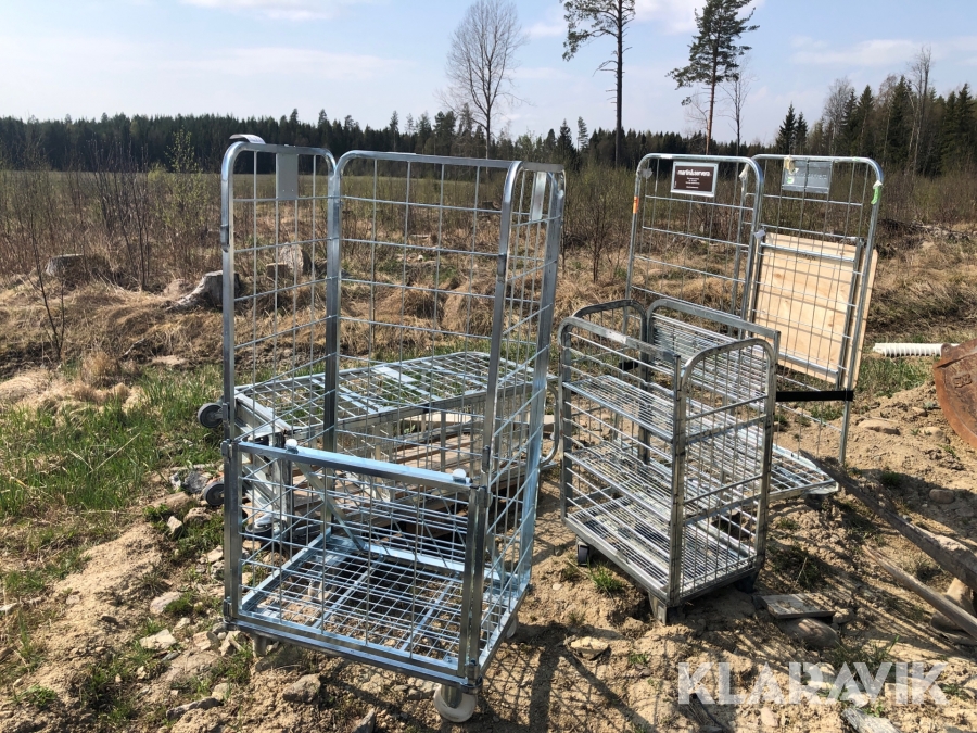 Varuvagnar Arla / Martin & servera 4 st