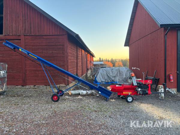 Vedmaskin Bala Agri 320 med transportör
