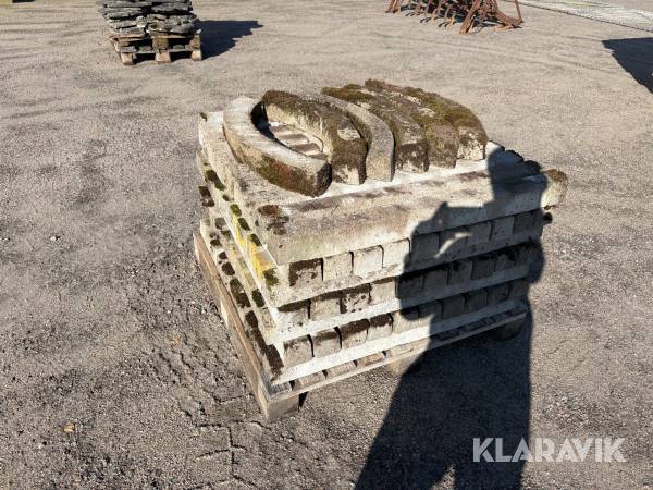 Kantsten 70-90x1000mm 70st 6st böjar