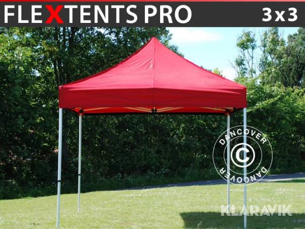Komplett torgstånd Dancover Basic V2 3x3m steel frame 32mm