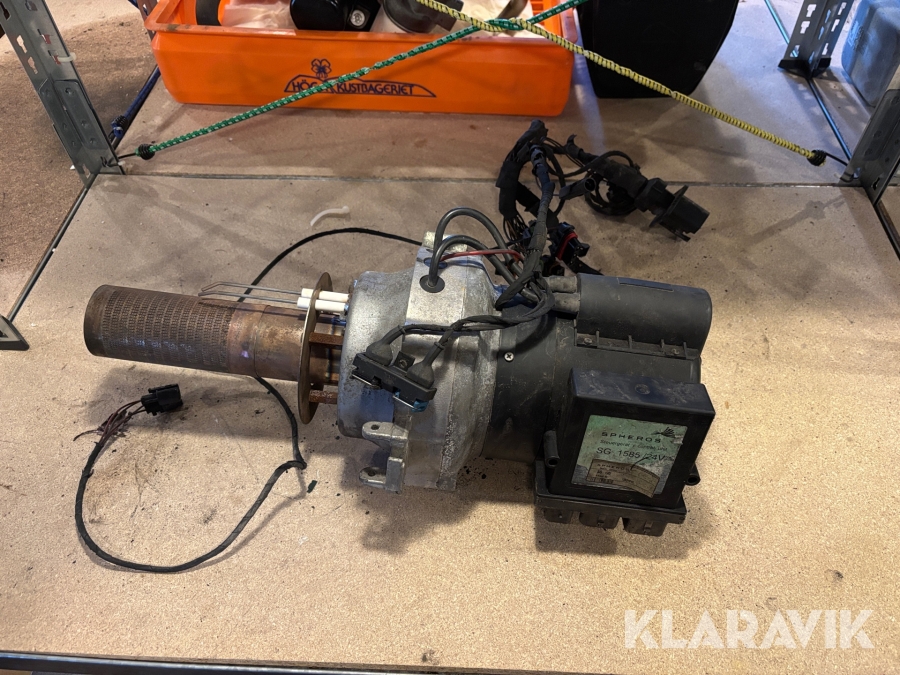 Tillsattsvärmare Webasto Spheros 24V GBW 300 Gas Bus pool 30kW