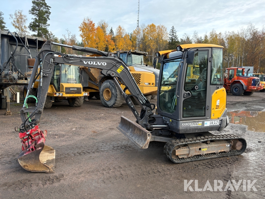 Grävmaskin Volvo ECR35D