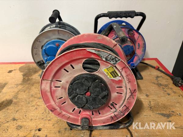 Kabelvindor / Förlängningskablar 3 stycken