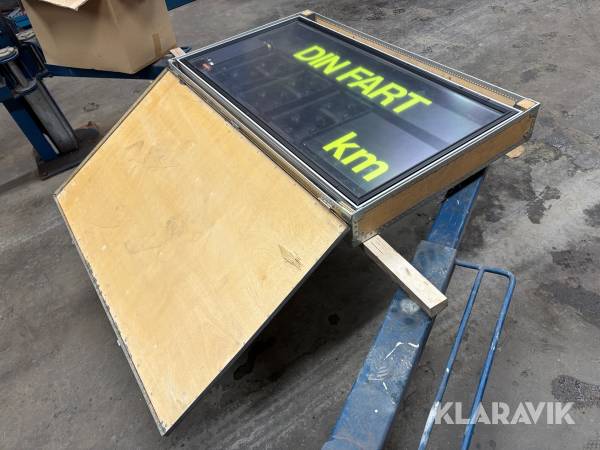 Elektronisk tidtagningsskylt Westerstrand