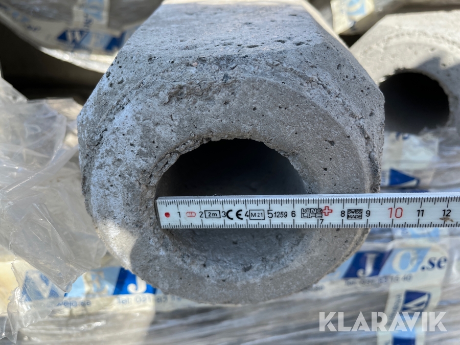 Stolpfundament med 50 mm rör, Vallentuna, Klaravik auktione