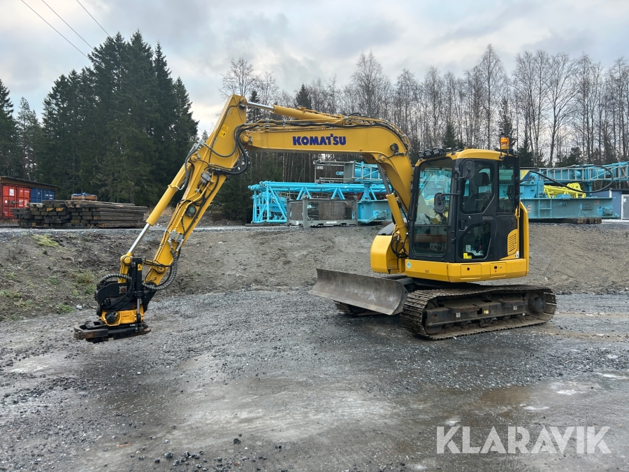 Grävmaskin Komatsu PC78US med redskap