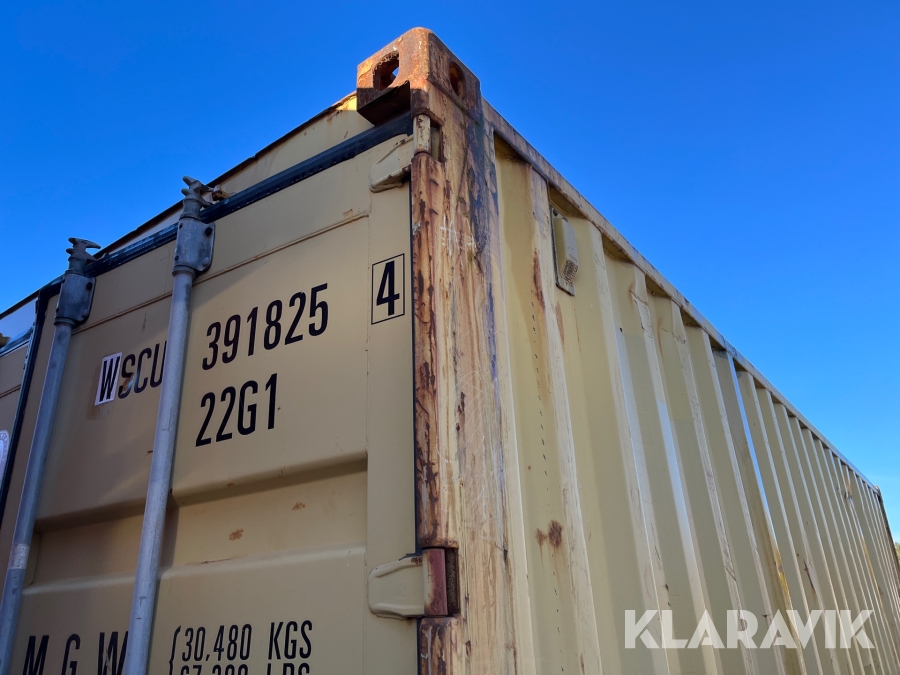 Container 20 fots CIMC DC20-32B, Södertälje, Klaravik auktio