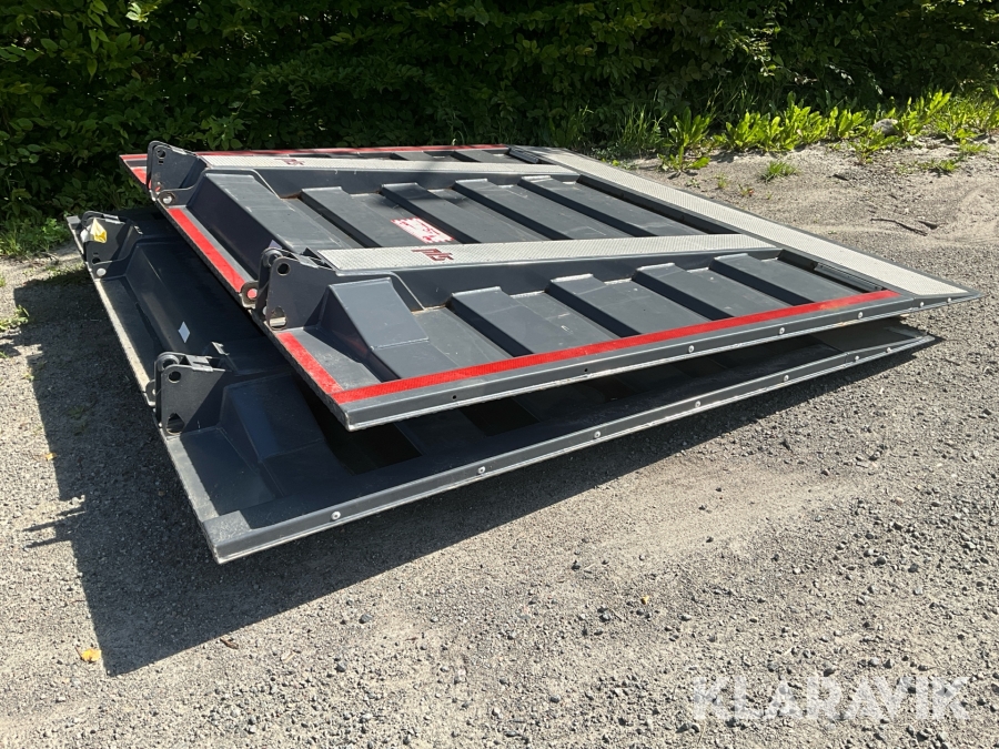 Platta till bakgavellyft PLS 2 st