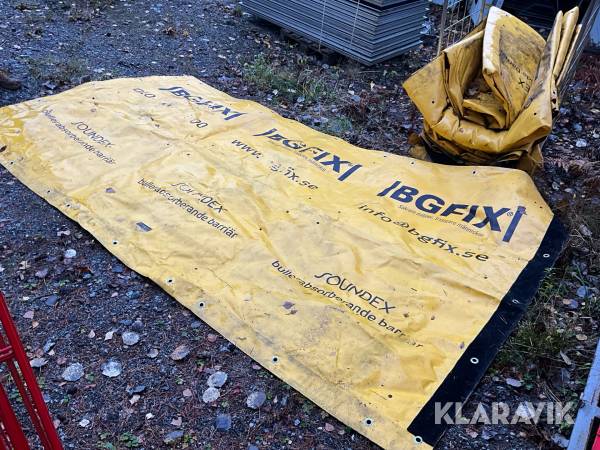 Bullermattor Soundex ca 2x3,50m 8st