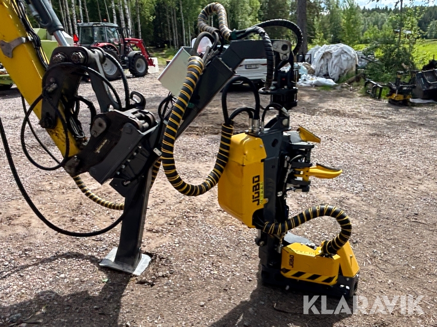 Skördaraggregat JOBO ST50 S45, Jigg med utskjut