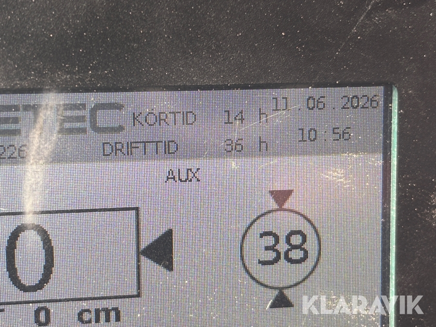 Skördaraggregat JOBO ST50 S45, Jigg med utskjut