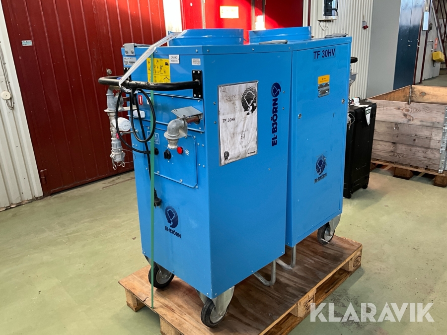 Hetvattenfläkt 2st El-Björn TF 30HV