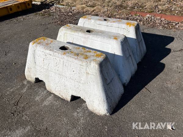Betongsuggor 3st