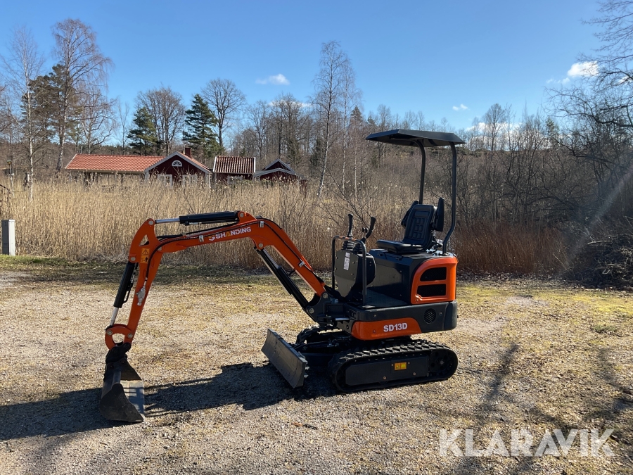 Minigrävare Shanding SD13D