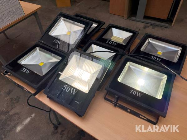Byggbelysning LED Innoventum & RoHs 50W 8 st