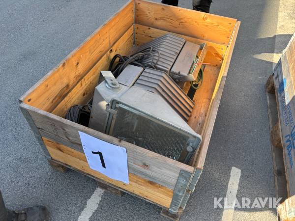 Högtrycks natrium lampor 3st