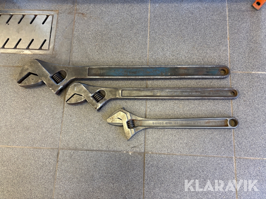 Skiftnycklar 3st Bahco 18”,24”,30
