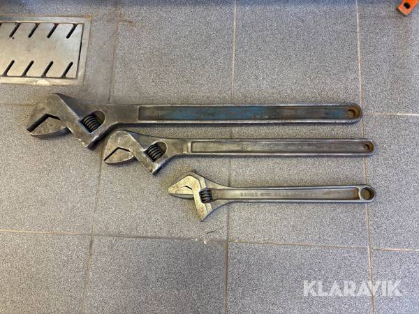 Skiftnycklar 3st Bahco 18”,24”,30"