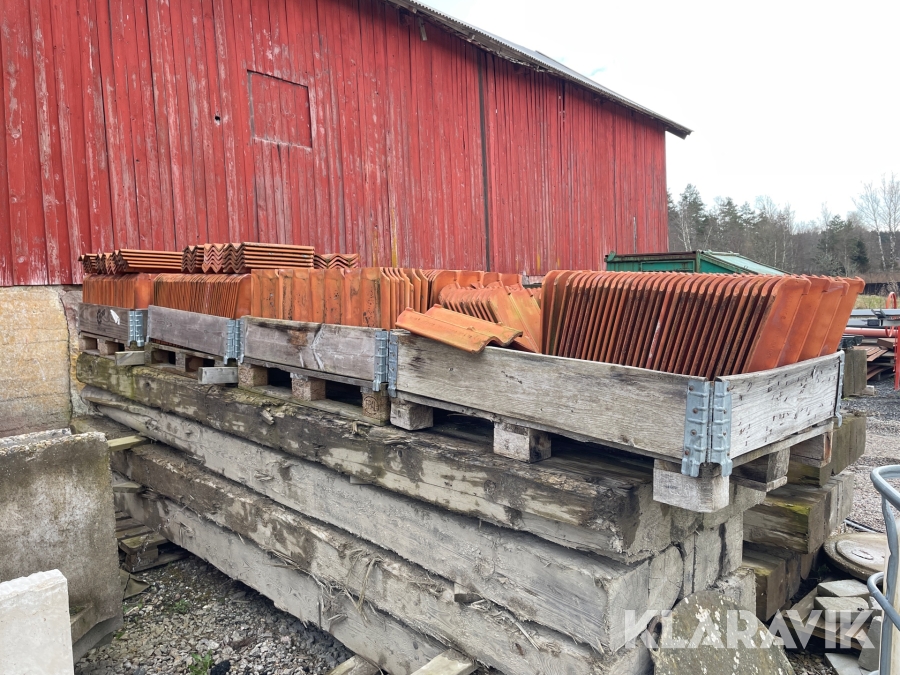 Tvåkupigt lertegel Vittinge ca 520 pannor