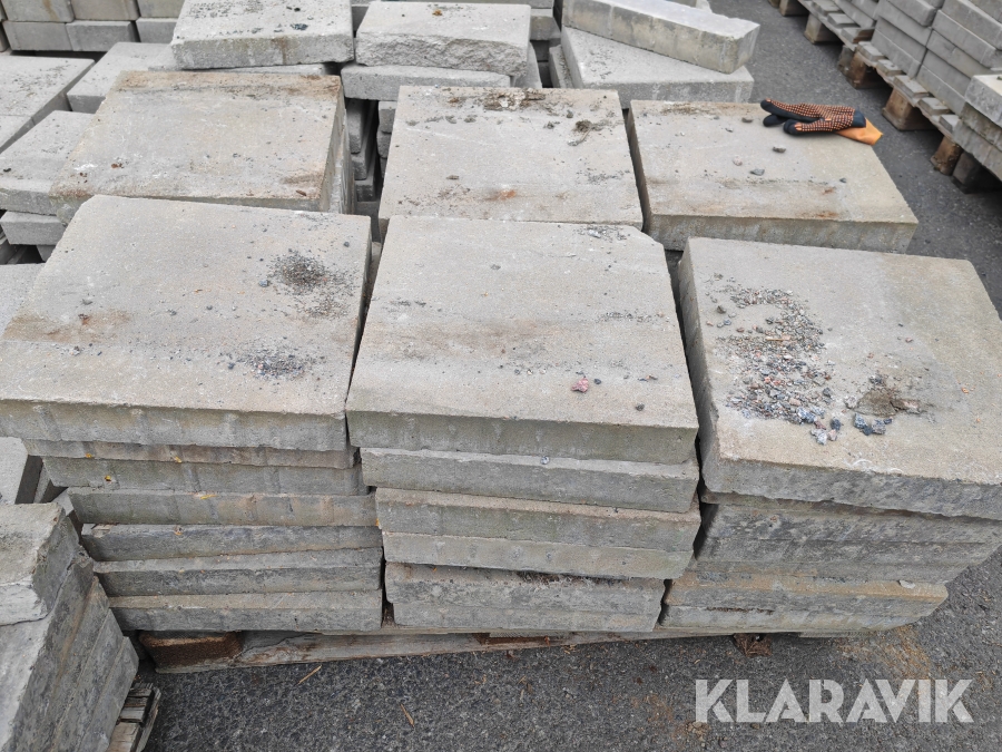 Markplattor 40x40 ca 160st