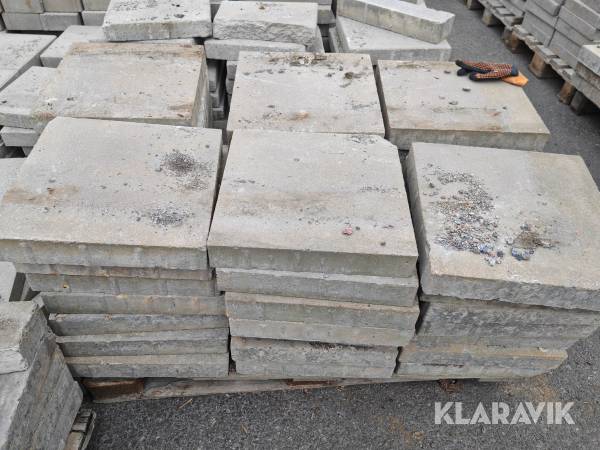 Markplattor 40x40 ca 160st