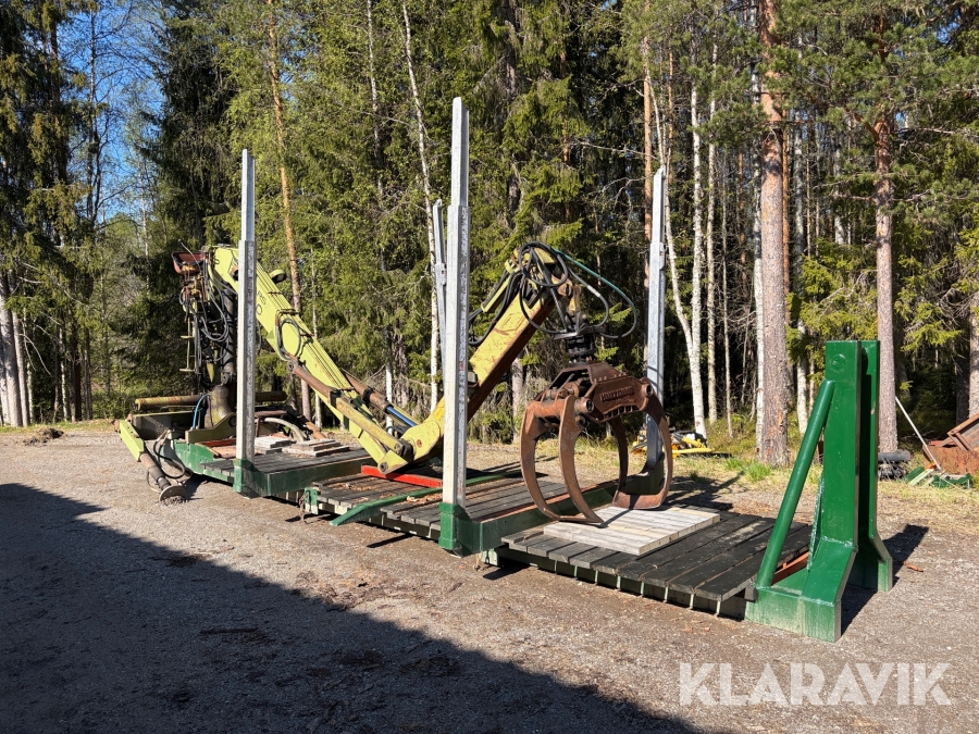 Timmerrede med Fiskars F 80 kran