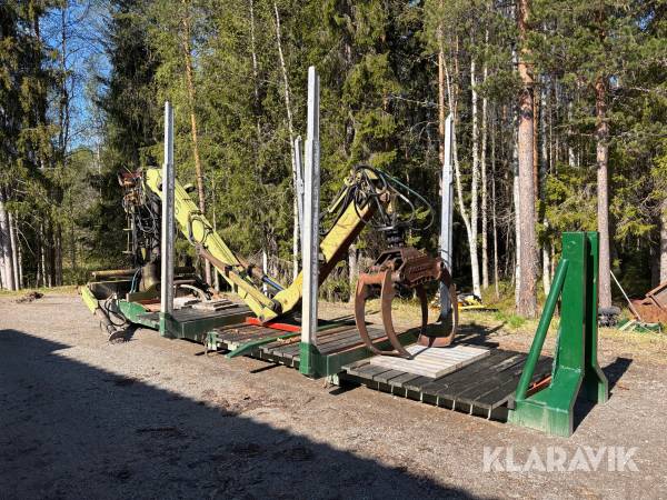 Timmerrede med Fiskars F 80 kran
