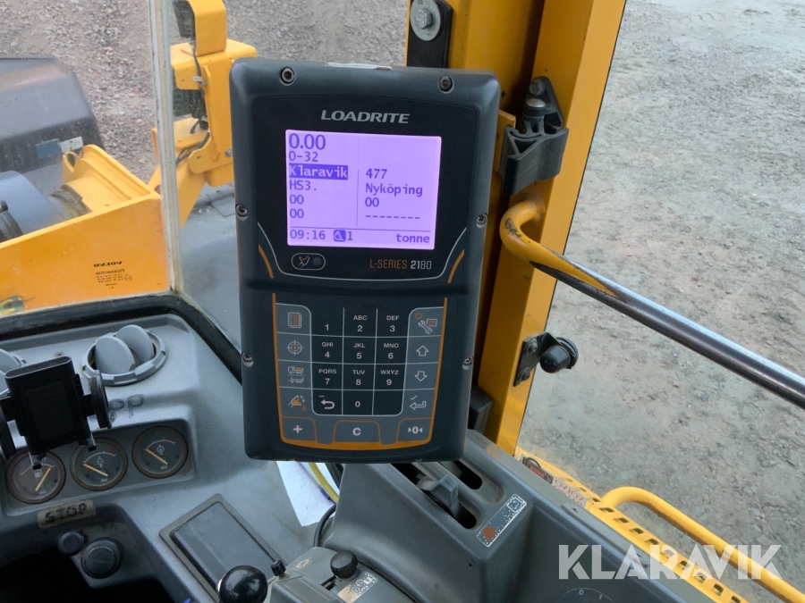 Hjullastarvåg Trimble Loadrite L-series 2180 med skrivare