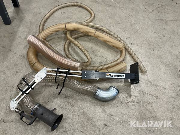 Utsugsarm Plymex inklusive rör