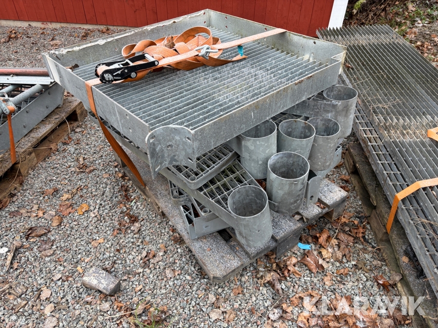 Spiraltrappa 11 steg+ plattform