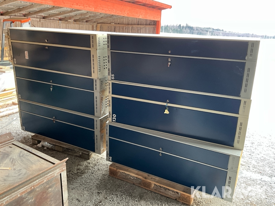 Omklädningsskåp 6 sektioner Sonesson inredningar