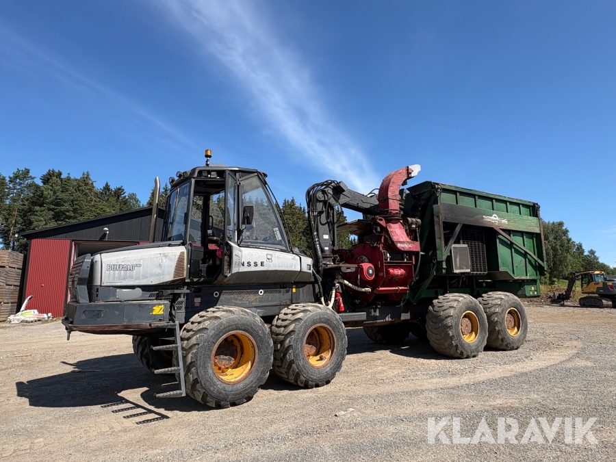 Skotare Ponsse Buffalo King med flishugg
