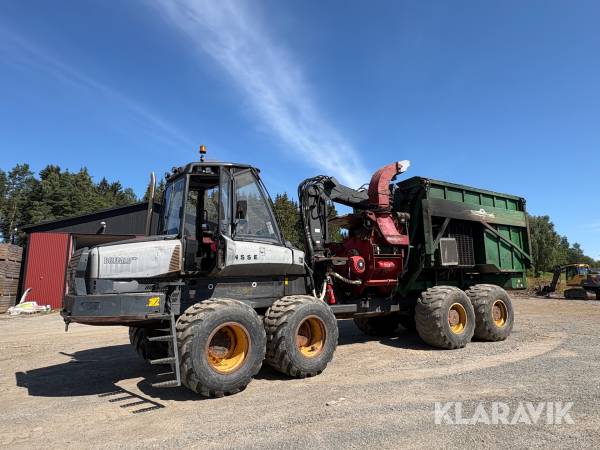 Skotare Ponsse Buffalo King med flishugg