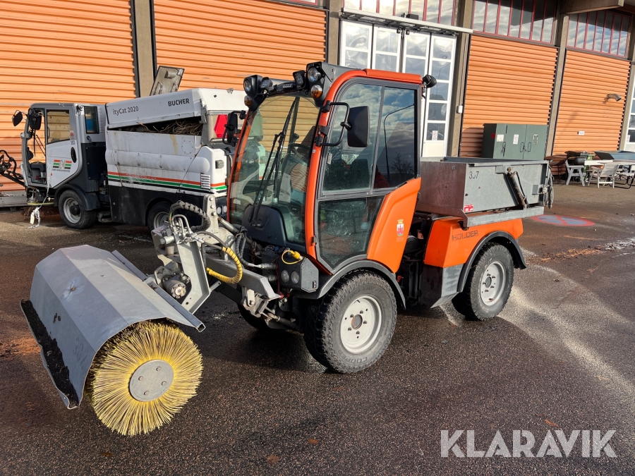 Redskapsbärare Holder med sopborste