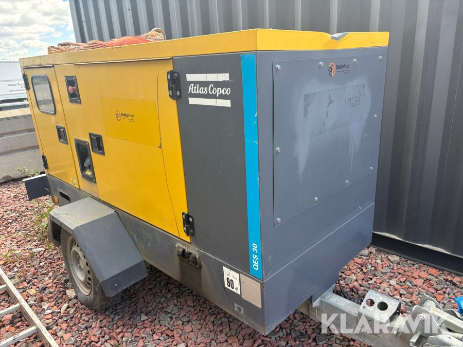 Elverk Atlas Copco QES 30