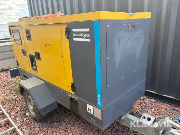 Elverk Atlas Copco QES 30