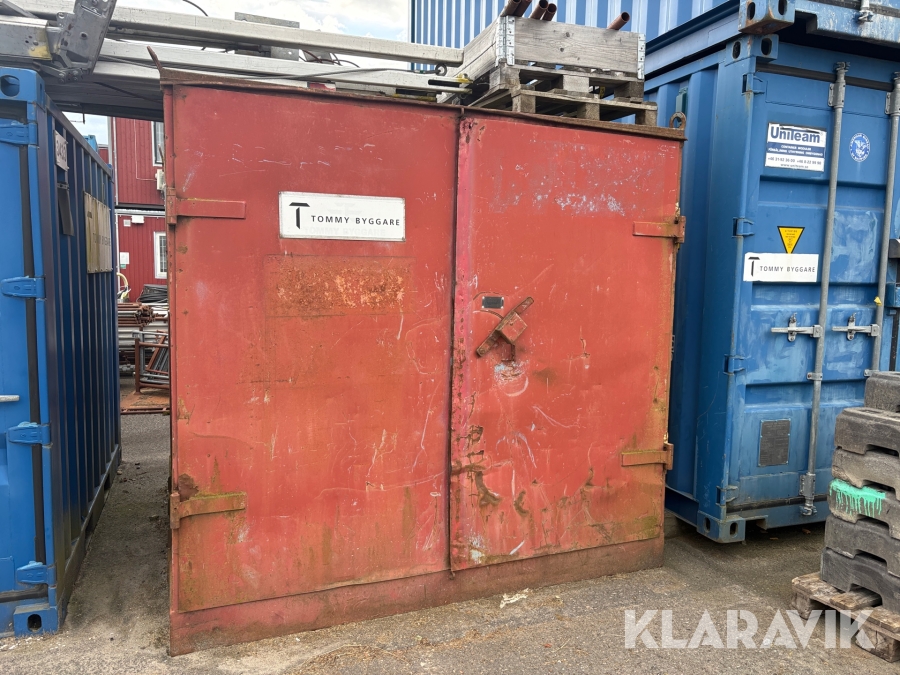 Dieseltank med container