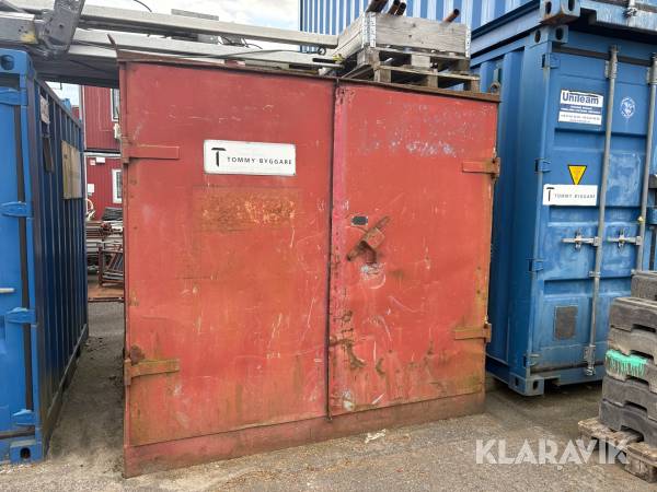 Dieseltank med container