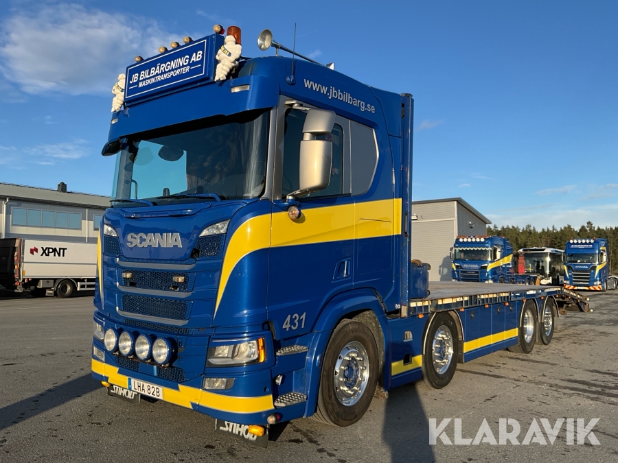 Maskintransport Scania R450 8x2 *6 Euro6