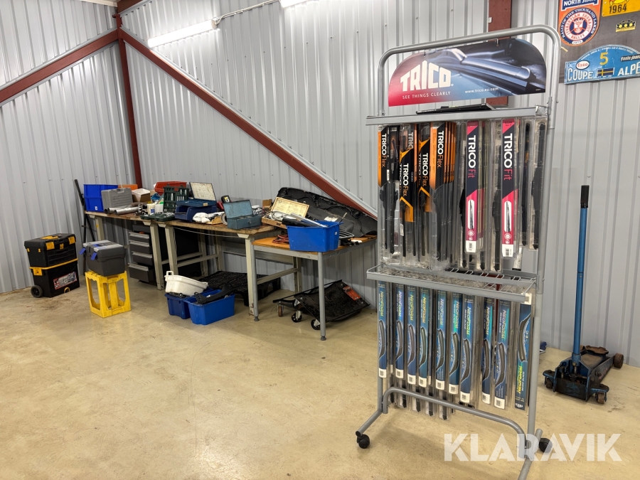 Garageutrustning verktyg / bord / domkraft