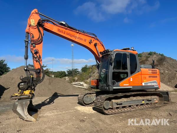 Grävmaskin Doosan DX140LC