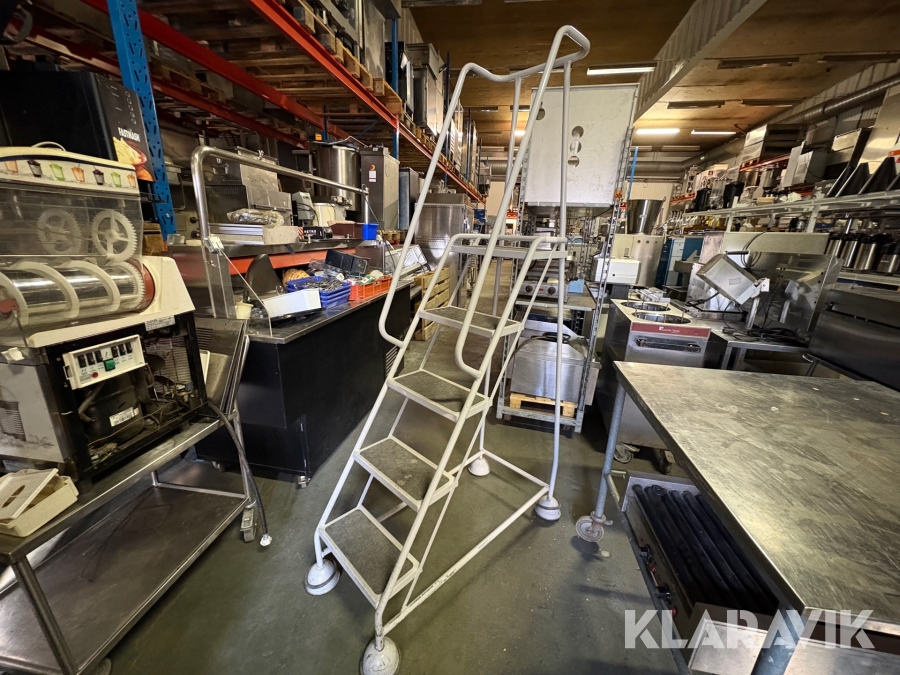 Säkerhetsstege/ Plattformsstege på hjul