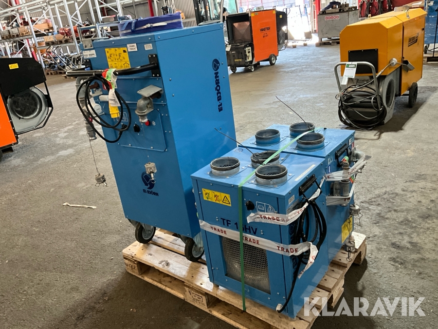 Fläktar 3st El-Björn TF30HV / TF15HV