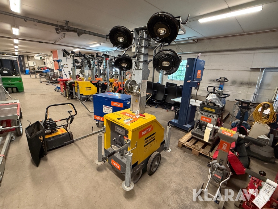 Belysningsmast Atlas Copco HiLight E3+