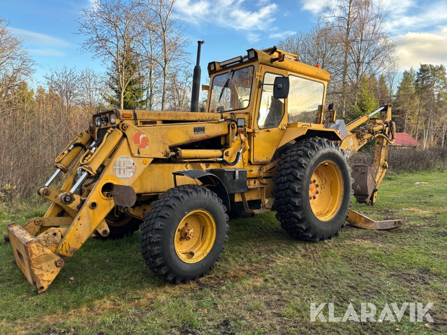 Traktorgrävare Hymas 474 C med redskap